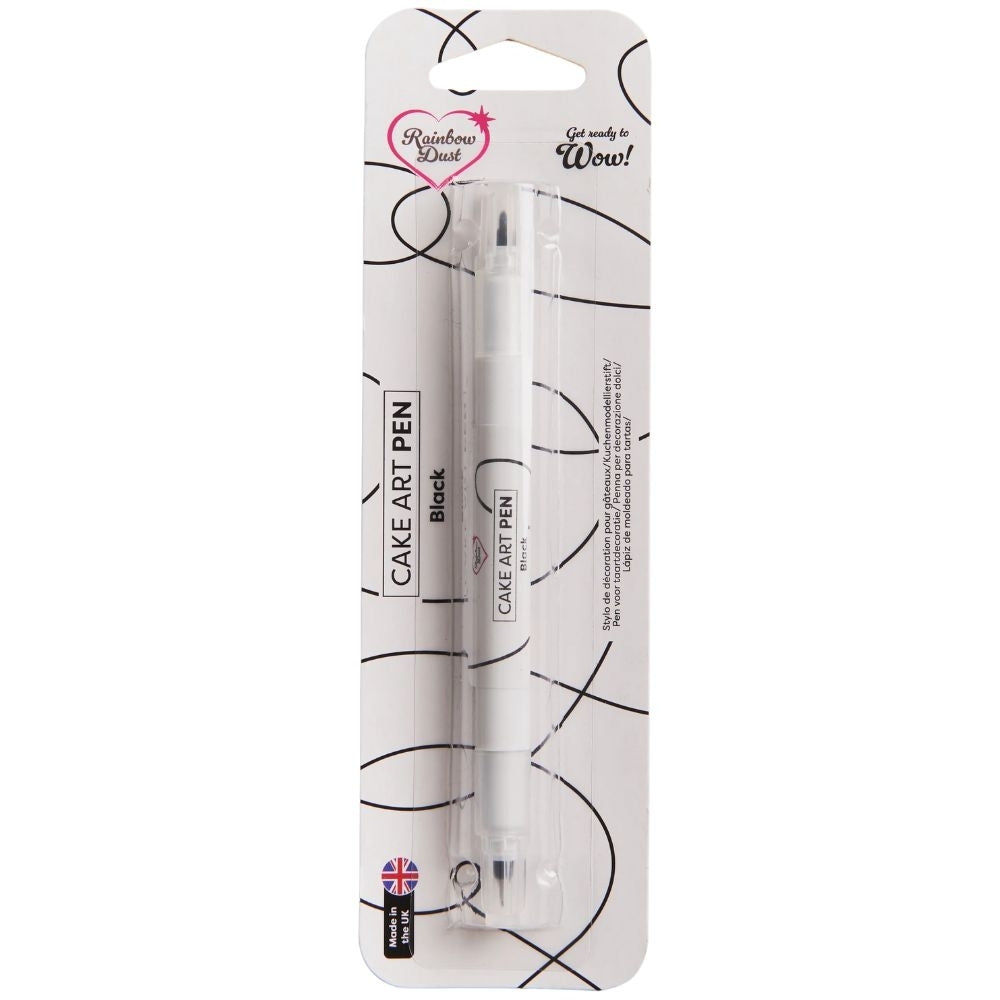 Rainbow Dust Black - Double Ended Cake Art Pen 5g