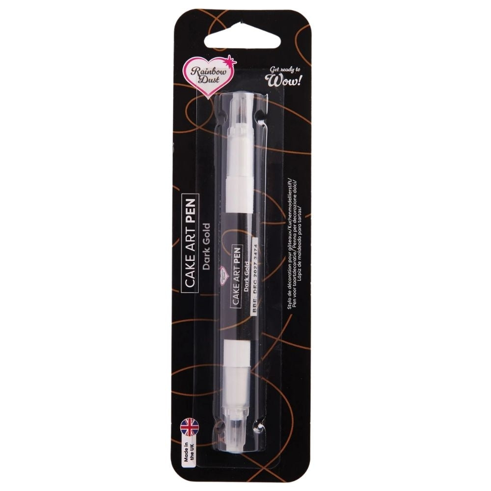 Dark Double Ended Cake Art Pen