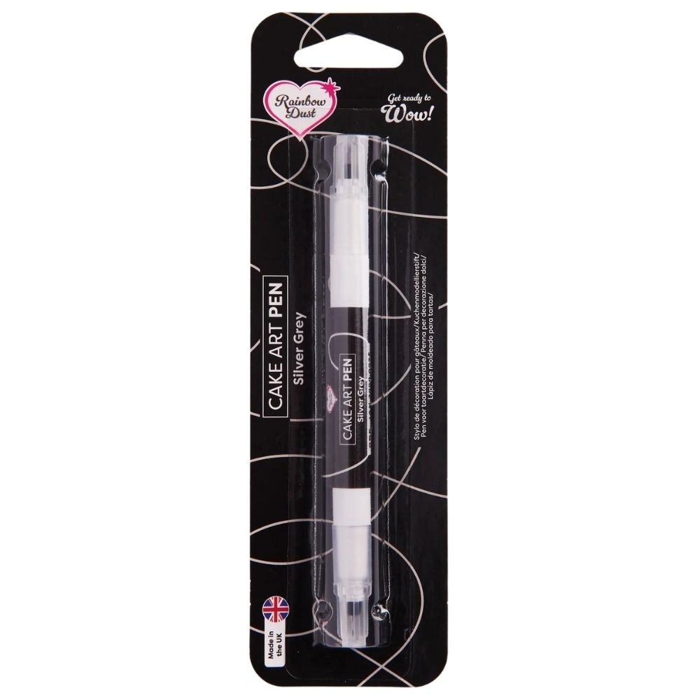 Silver Double Ended Cake Art Pen