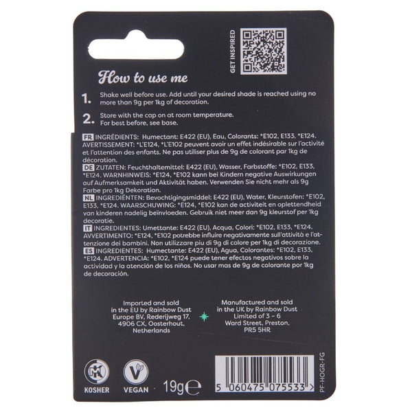 Rainbow Dust ProFlow Liquid Colour 16ml - Holly Green