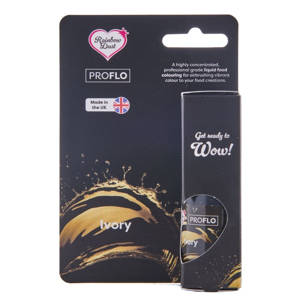 Rainbow Dust ProFlow Liquid Colour 16ml - Ivory