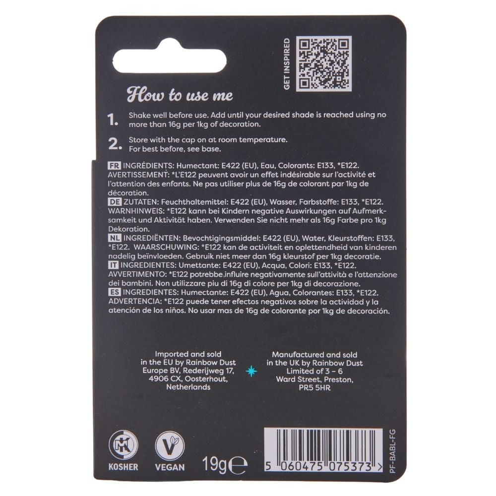 Rainbow Dust ProFlow Liquid Colour 16ml - Baby Blue