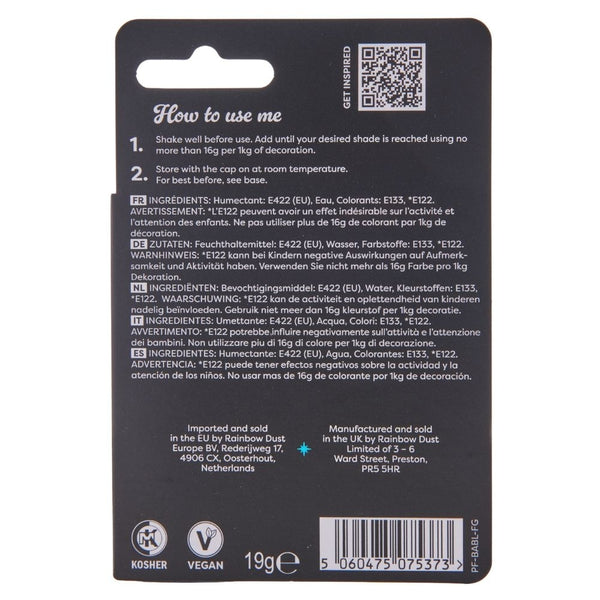 Rainbow Dust ProFlow Liquid Colour 16ml - Baby Blue