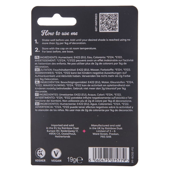 Rainbow Dust ProFlow Liquid Colour 16ml - Rose