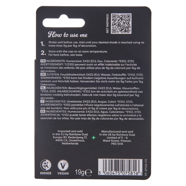 Rainbow Dust ProFlow Liquid Colour 16ml - Spring Green