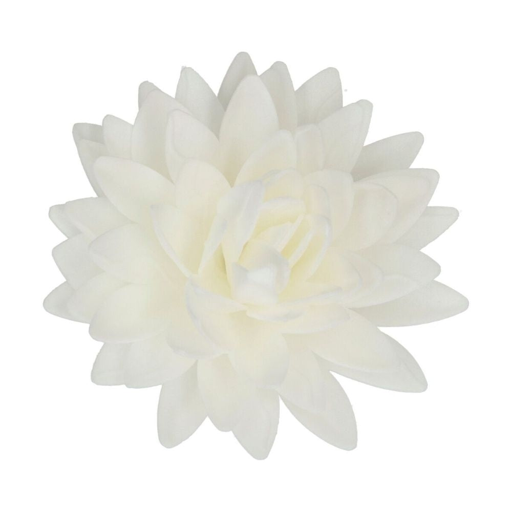 FunCakes White Large Peony Deluxe Wafer Flower
