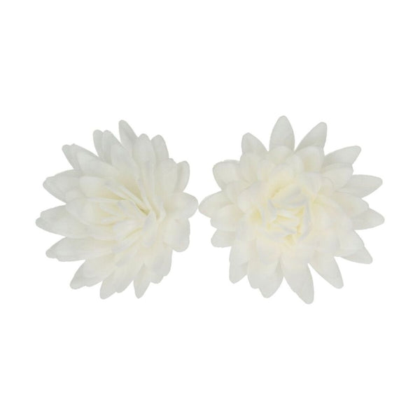 FunCakes White Medium Aster Deluxe Wafer Flowers Pack Of 14