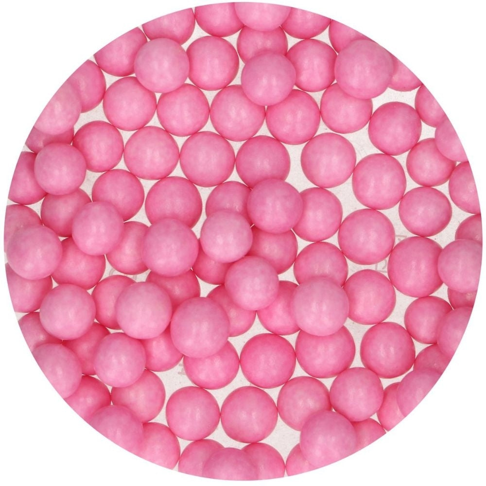 FunCakes Large Pink Soft Pearls (10mm) 70g