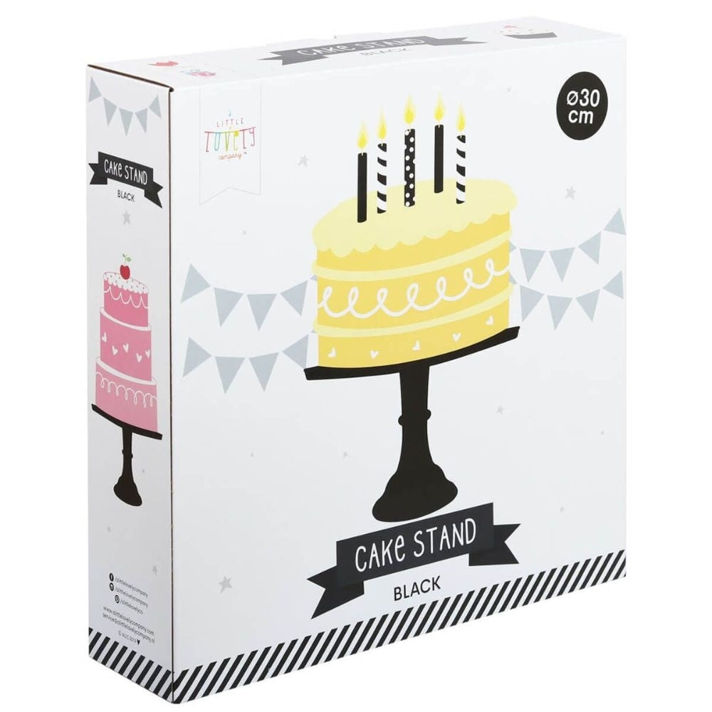 A Little Lovely Company Large Black Cake Stand