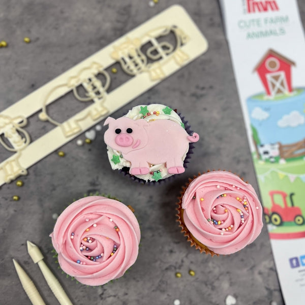 FMM Cute Farm Animals Tappit Cutter Set