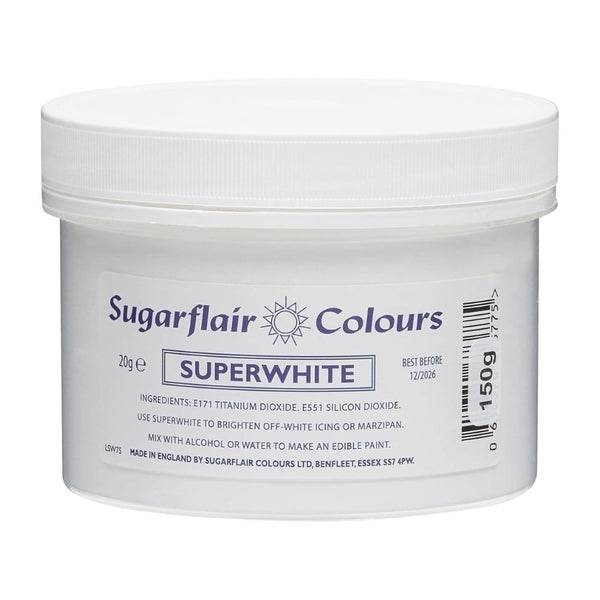 Sugarflair Superwhite Icing Whitener Colouring Powder