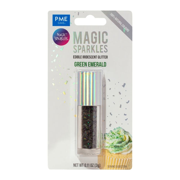 PME Green Emerald - Edible Iridescent Glitter Magic Sparkles