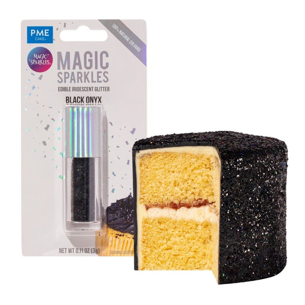 PME Black Onyx - Edible Iridescent Glitter Magic Sparkles
