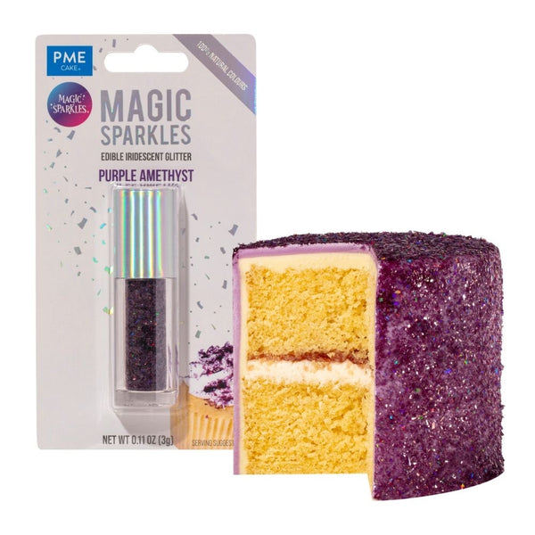 PME Purple Amethyst - Edible Iridescent Glitter Magic Sparkles