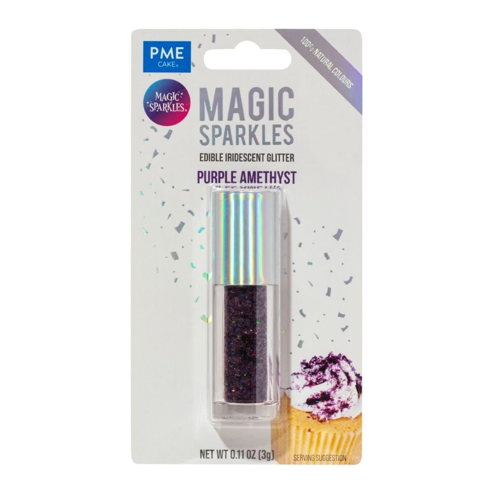 PME Purple Amethyst - Edible Iridescent Glitter Magic Sparkles
