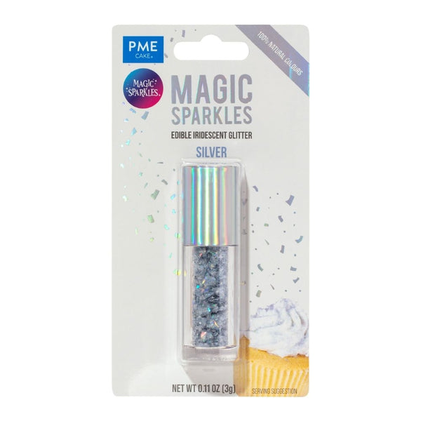 PME Silver - Edible Iridescent Glitter Magic Sparkles