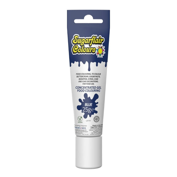 Sugarflair Blue Tube Gel Colour 25g