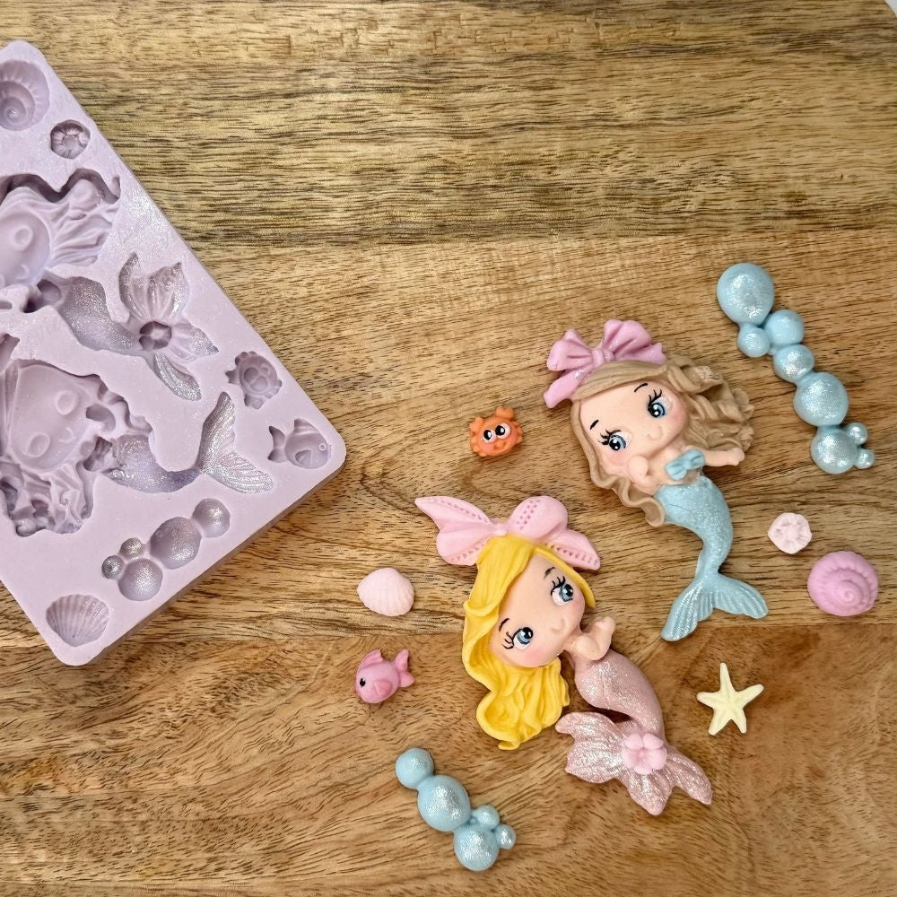 Karen Davies Mermaids Silicone Mould