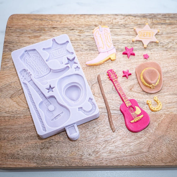 Karen Davies Country Western Silicone Mould