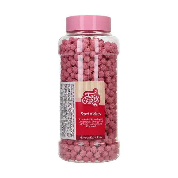 FunCakes Dark Pink Mimosa Sprinkles 500g