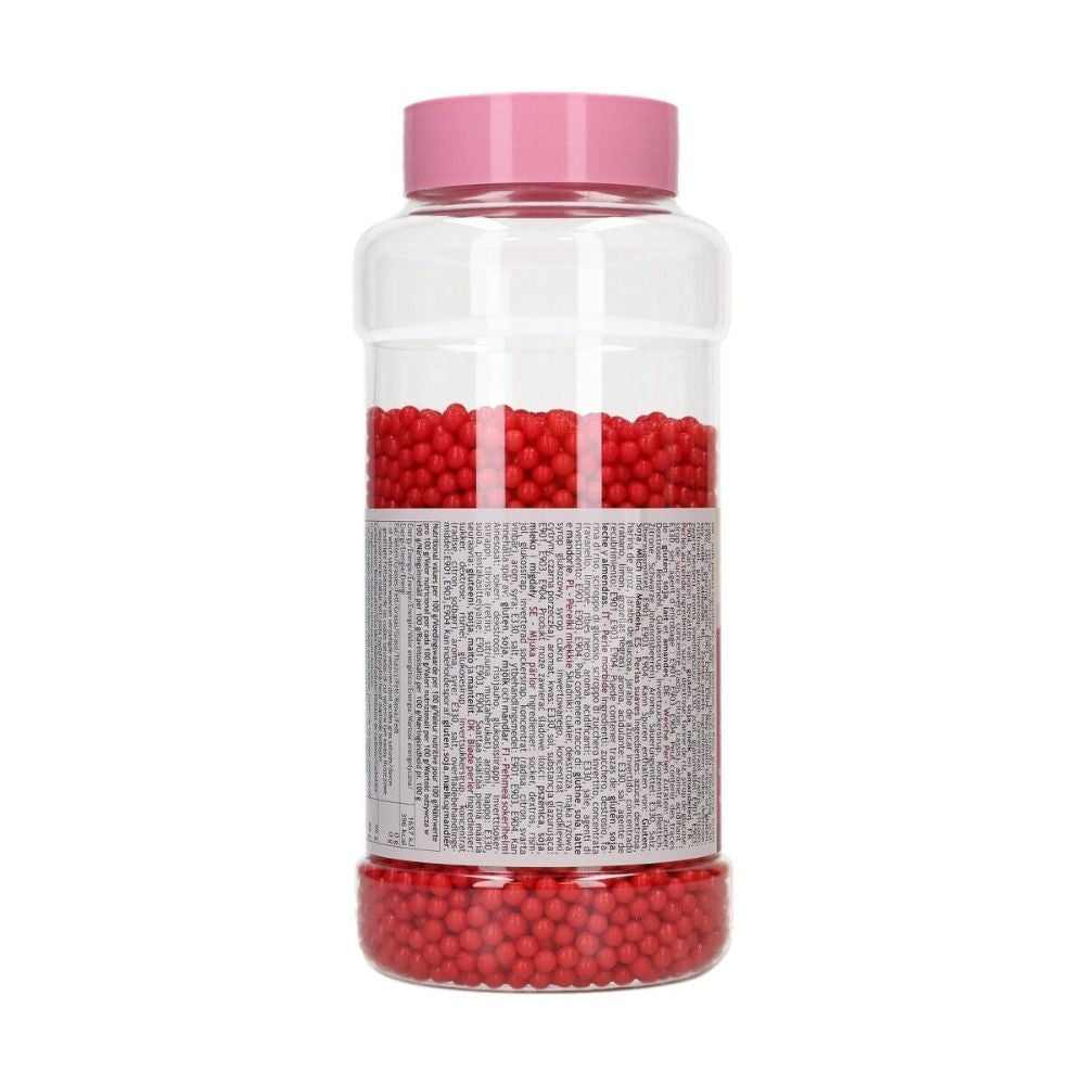 FunCakes 5mm Red Soft Pearls 500g