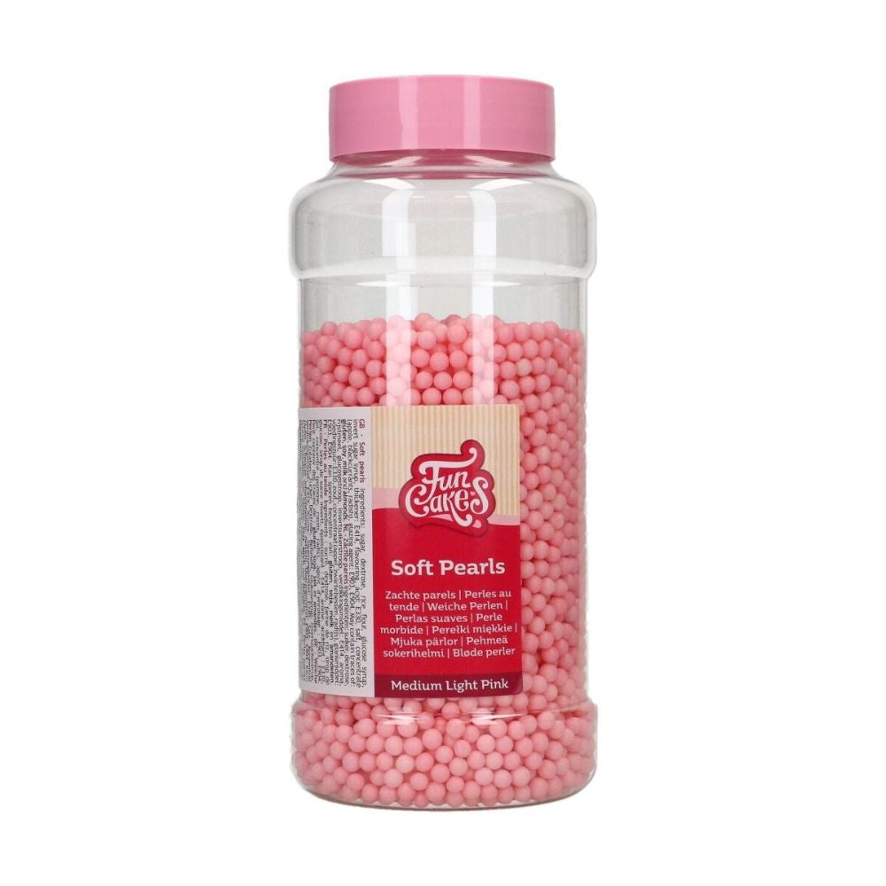 FunCakes 5mm Light Pink Soft Pearls 500g