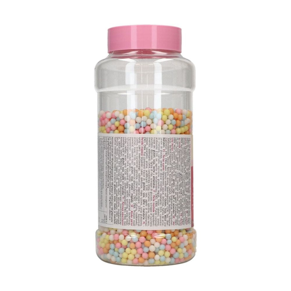 FunCakes 5mm Pastel Mix Soft Pearls 500g