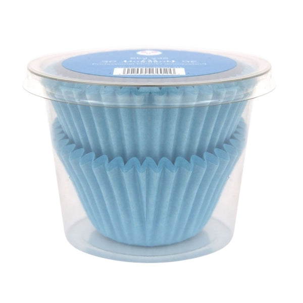 Doric Cake Craft Sky Blue Muffin Baking Cases x 50