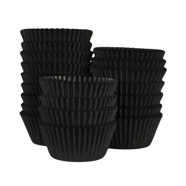 Doric Cake Craft Black Muffin Baking Cases