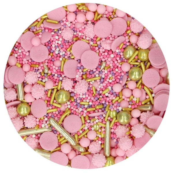 FunCakes Glamour Pink Sprinkle Medley 600g