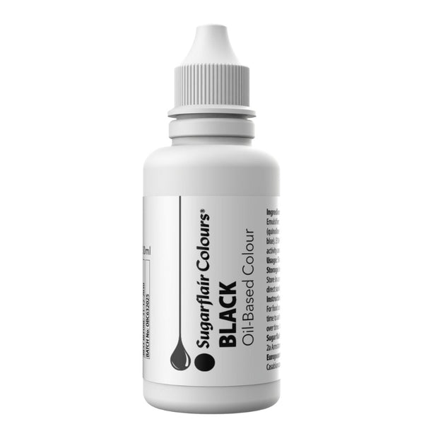 Sugarflair Oil Based Food Colouring 30ml - Black