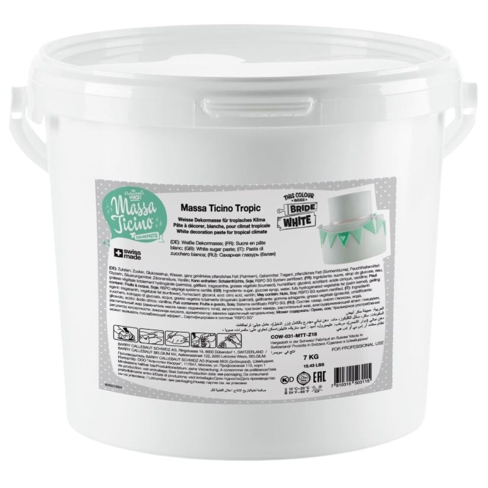 Massa Ticino White Sugarpaste