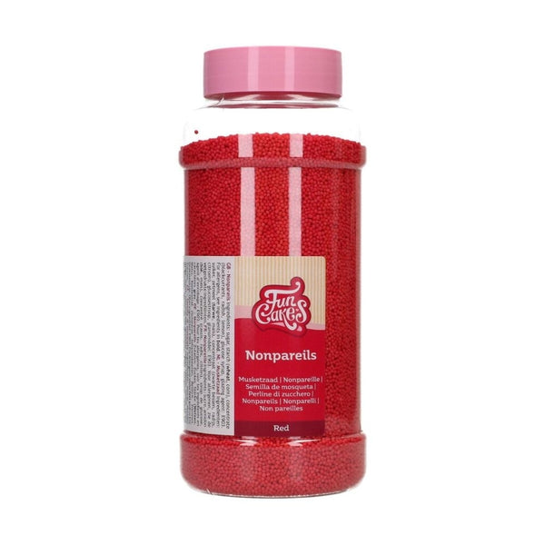 FunCakes Red Nonpareil Sprinkles