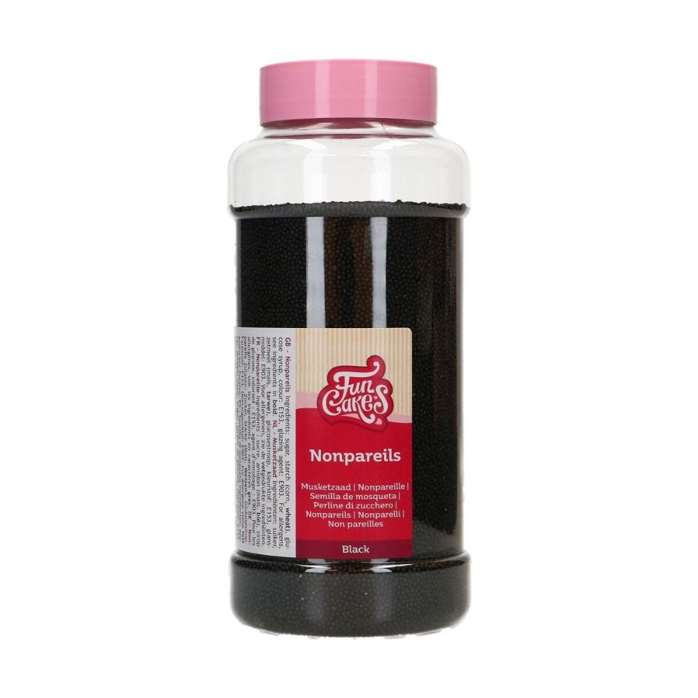 FunCakes Black Nonpareil Sprinkles