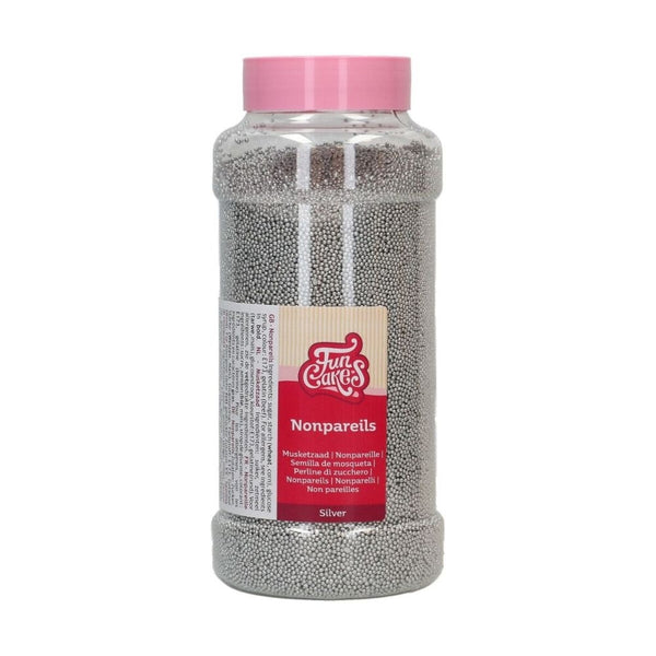 FunCakes Silver Nonpareil Sprinkles