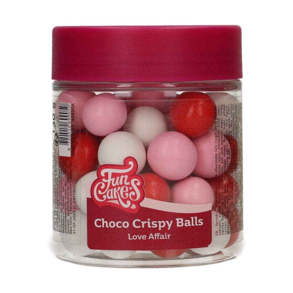 FunCakes Love Affair Choco Crispy Balls 130g
