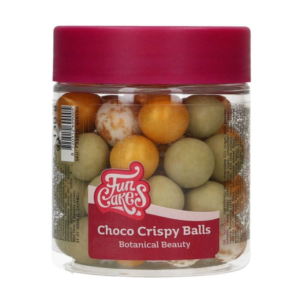 FunCakes Botanical Beauty Choco Crispy Balls 130g