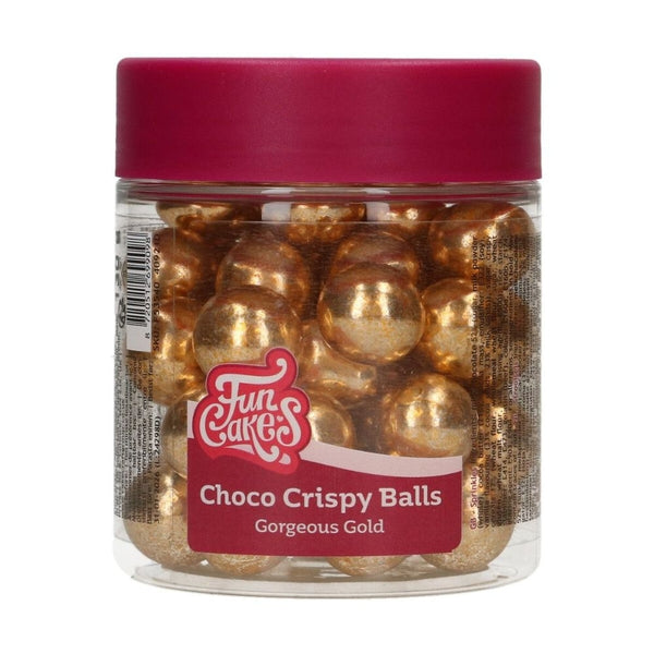 FunCakes Gorgeous Gold Choco Crispy Balls 130g