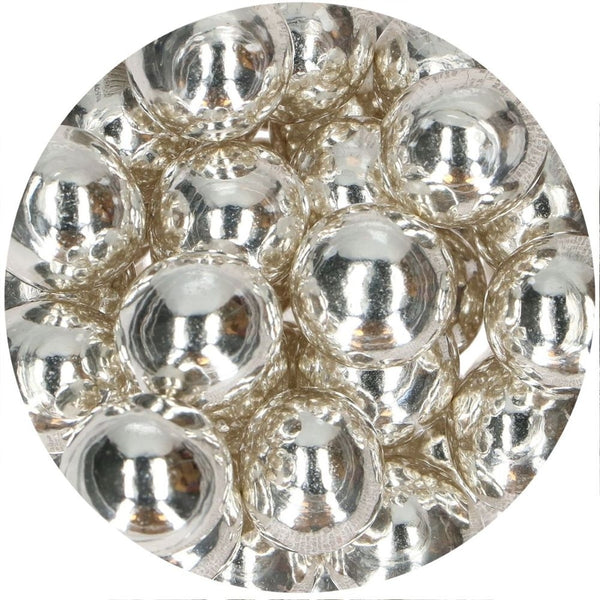 FunCakes Dazzling Silver Choco Crispy Balls 130g