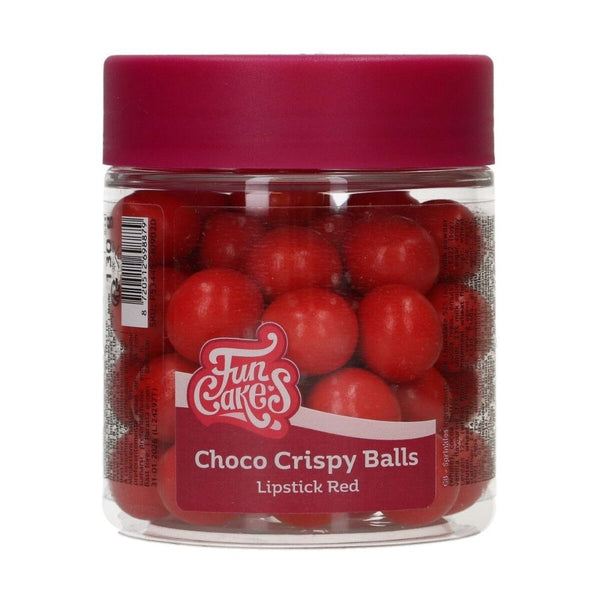 FunCakes Lipstick Red Choco Crispy Balls 130g