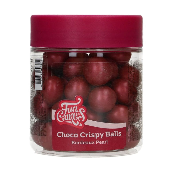 FunCakes Bordeaux Pearl Choco Crispy Balls 130g