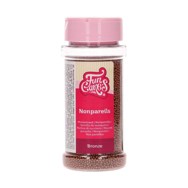FunCakes Bronze Nonpareil Sprinkles 80g