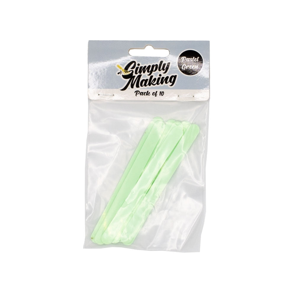 Simply Making Green Pastel Cakesicle Sticks x 10