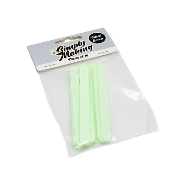 Simply Making Green Pastel Cakesicle Sticks x 10
