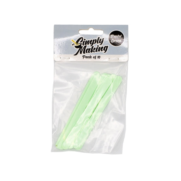 Simply Making Green Pastel Cakesicle Sticks x 10