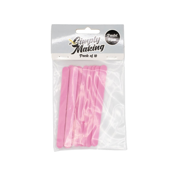 Simply Making Pink Pastel Cakesicle Sticks x 10