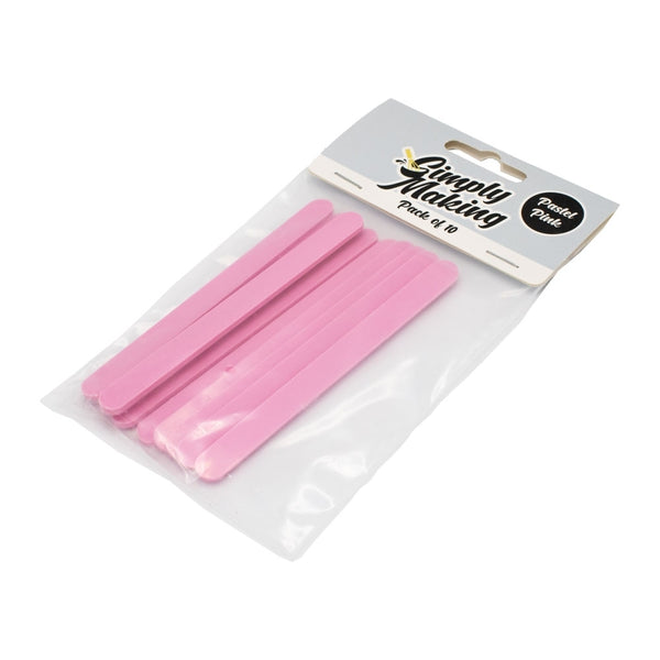 Simply Making Pink Pastel Cakesicle Sticks x 10