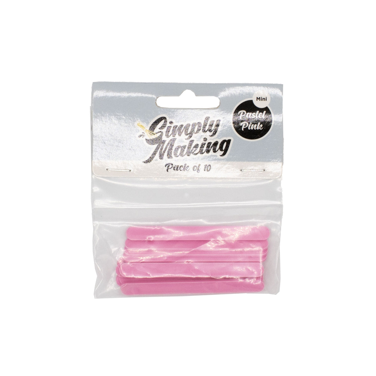 Simply Making Pink Pastel Cakesicle Sticks x 10