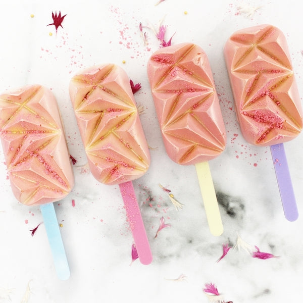 Simply Making Yellow Pastel Cakesicle Sticks x 10