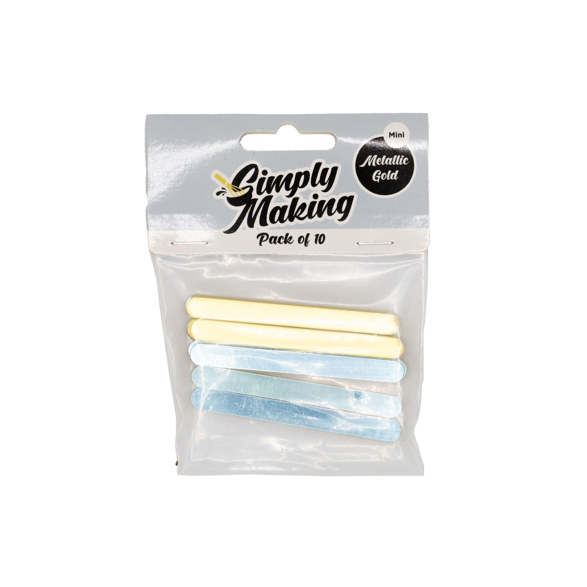 Simply Making Gold Metallic Cakesicle Sticks x 10